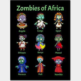 Zombies of Africa Posters and Art